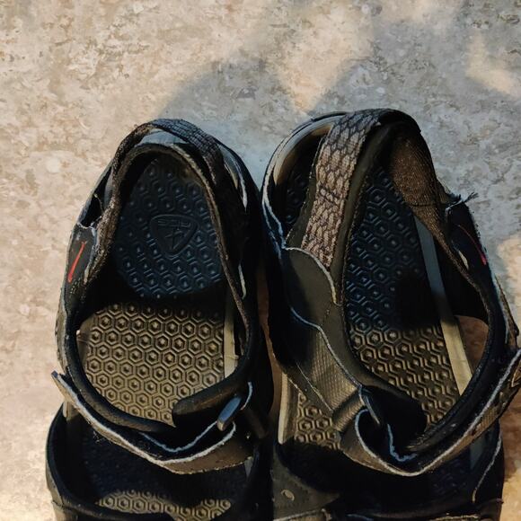 Nike ACG Sandals Mens 8 Sport Black Red Y2K Style 307509-061 - Picture 6 of 8